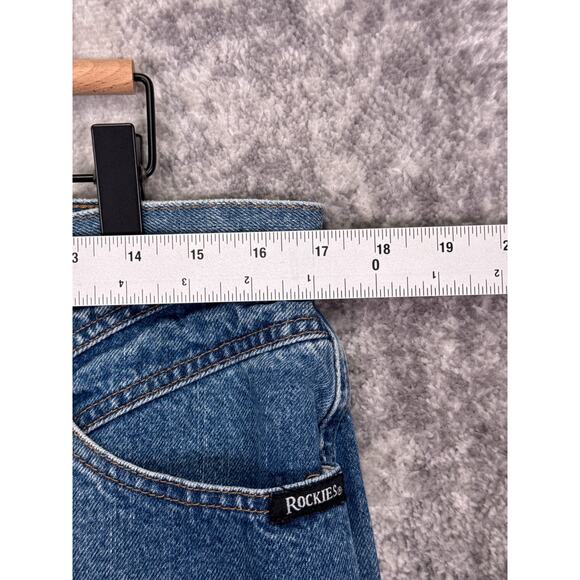 Vintage Rockies Jeans 34 in x 33 in Long Womens High Rise Rodeo Western Backless - Picture 3 of 7